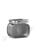 PushTin | Child Resistant | Recyclable Silver Metal Tin Containers 1 Oz | 250 Count Silver Green Earth Packaging - 9
