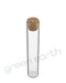 Recyclable Clear Glass Tubes w/ Cork Tops 120mm | 640 Count Clear Green Earth Packaging - 4