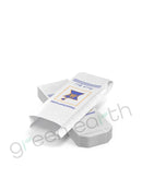 Recyclable Kraft Paper Rx Pharmacy Prescription Thank You Bags 3.4in x 10.4in | White - Green Earth Packaging - 4