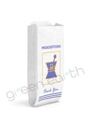 Recyclable Kraft Paper Rx Pharmacy Prescription Thank You Bags | 4.9in x 10.4in - SMPL-KPBM1000 - Green Earth Packaging - 1