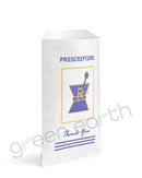 Recyclable Kraft Paper Rx Pharmacy Prescription Thank You Bags | 6.9in x 10.6in - SMPL-KPBL1000 - Green Earth Packaging - 1