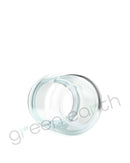 Rounded Base Recyclable 53/400 Clear Glass Jars 2.5oz | 32 Count Clear Green Earth Packaging - 4