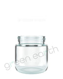 Rounded Base Recyclable 53/400 Clear Glass Jars | 3.75oz - Clear | Sample Green Earth Packaging - 1