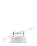 Small Recyclable 28/400 5mL Glass Jars | 5mL - White | Sample Green Earth Packaging - 1