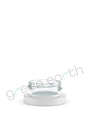 Small Recyclable 38/400 9mL Glass Jars 9mL | 120 Count White Green Earth Packaging - 7