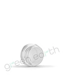 Small Recyclable Clear Plastic Jars w/ Lids & White Silicone Inserts 5 mL | Clear - Green Earth Packaging - 8