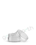 Small Recyclable Clear Plastic Jars w/ Lids & White Silicone Inserts 7 mL | Clear - Green Earth Packaging - 15