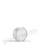 Small Recyclable Clear Plastic Jars w/ Lids & White Silicone Inserts 5 mL | Clear - Green Earth Packaging - 9
