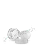 Small Recyclable Clear Plastic Jars w/ Lids & White Silicone Inserts 5 mL | Clear - Green Earth Packaging - 14
