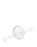 Small Recyclable Clear Plastic Jars w/ Lids & White Silicone Inserts 5 mL | Clear - Green Earth Packaging - 10