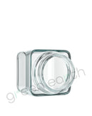 Square Recyclable 46/410 3 Oz Clear Glass Jars 3 Oz | 80 Count Clear Green Earth Packaging - 4
