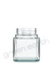 Square Recyclable 46/410 3 Oz Clear Glass Jars 3 Oz | 80 Count Clear Green Earth Packaging - 1