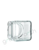 Square Recyclable 46/410 3 Oz Clear Glass Jars 3 Oz | 80 Count Clear Green Earth Packaging - 5