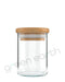 Straight Sided Clear Glass Jars w/ Wooden Lids 4 Oz | 120 Count Clear Green Earth Packaging - 11