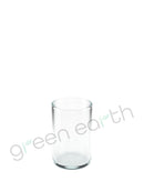 Straight Sided Clear Glass Jars w/ Wooden Lids 1 Oz | 200 Count Clear Green Earth Packaging - 3