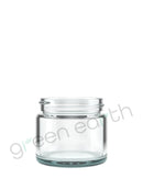 Straight Sided Clear Recyclable 50/400 Glass Jars | 2 Oz - Clear | Sample Green Earth Packaging - 1
