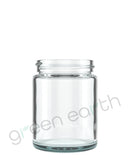 Straight Sided Clear Recyclable 50/400 Glass Jars | 4 Oz - Clear | Sample Green Earth Packaging - 1