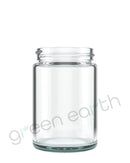 Straight Sided Clear Recyclable 50/400 Glass Jars | 5 Oz - Clear | Sample Green Earth Packaging - 1