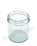 Straight Sided Clear Recyclable 63/400 Glass Jars 6 Oz | 24 Count Clear Green Earth Packaging - 3