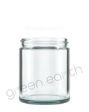 Straight Sided Clear Recyclable 63/400 Glass Jars | 6 Oz - Clear | Sample Green Earth Packaging - 1