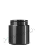 Straight Sided Recyclable 53/400 Plastic Jars | 4 Oz - Black | Sample Green Earth Packaging - 1