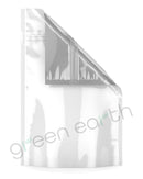 Tamper Evident | Glossy Mylar Bags w/ Window Tear Notch 6in x 9.3in | White No Tear Notch Green Earth Packaging - 19