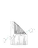 Tamper Evident Glossy Mylar Bags w/ Window Tear Notch | 3.6in x 5in - No Tear Notch | Sample Green Earth Packaging - 2
