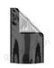 Tamper Evident | Glossy Mylar Bags w/ Window Tear Notch 4in x 6.5in (Large) | Black No Tear Notch Green Earth Packaging - 12