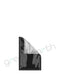 Tamper Evident | Glossy Mylar Bags w/ Window Tear Notch 3in x 4.5in | Black Tear Notch Green Earth Packaging - 1