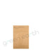 Tamper Evident | Kraft Paper Mylar Bags w/ Windows 3in x 4.5in | 1000 Count Brown Green Earth Packaging - 3
