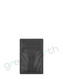 Tamper Evident | Matte Mylar Bags w/ Window & Tear Notch 3in x 4.5in | Black Tear Notch Green Earth Packaging - 3