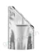 Tamper Evident | Matte Mylar Bags w/ Window & Tear Notch 4" x 6.5" (Large) | Silver No Tear Notch Green Earth Packaging - 36