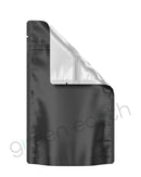 Tamper Evident Matte Mylar Bags w/ Window & Tear Notch | 4in x 6.5in (Large) - Tear Notch | Sample Green Earth Packaging - 1