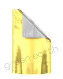 Tamper Evident Matte Mylar Bags w/ Window & Tear Notch | 4in x 6.5in (Large) - Tear Notch | Sample Green Earth Packaging - 4