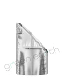 Tamper Evident Matte Mylar Bags w/ Window & Tear Notch | 4in x 6.5in (Small) - Tear Notch | Sample Green Earth Packaging - 3