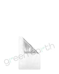 Tamper Evident | Matte Mylar Bags w/ Window & Tear Notch 3in x 4.5in | White Tear Notch Green Earth Packaging - 20