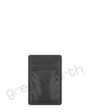 Tamper Evident | Matte Opaque Mylar Bags w/ Tear Notch 3in x 4.5in | Black No Tear Notch Green Earth Packaging - 2