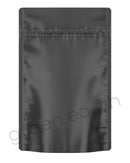 Tamper Evident | Matte Opaque Mylar Bags w/ Tear Notch 6in x 9.3in | Black No Tear Notch Green Earth Packaging - 10