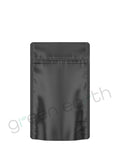 Tamper Evident | Matte Opaque Mylar Bags w/ Tear Notch 4in x 6.5in (Small) | Black No Tear Notch Green Earth Packaging - 8
