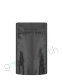 Tamper Evident | Matte Opaque Mylar Bags w/ Tear Notch 4in x 6.5in (Small) | Black No Tear Notch Green Earth Packaging - 8