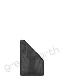 Tamper Evident | Matte Opaque Mylar Bags w/ Tear Notch 3in x 4.5in | Black No Tear Notch Green Earth Packaging - 3
