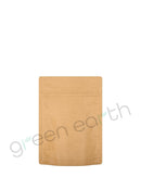 Tamper Evident Opaque Kraft Paper Mylar Bags | 3.6in x 5in - Brown | Sample Green Earth Packaging - 1