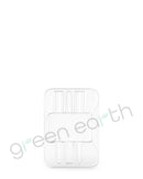 Tin Container Recyclable Plastic Insert Tray Mini 3 Part | 100 Count Clear Green Earth Packaging - 1